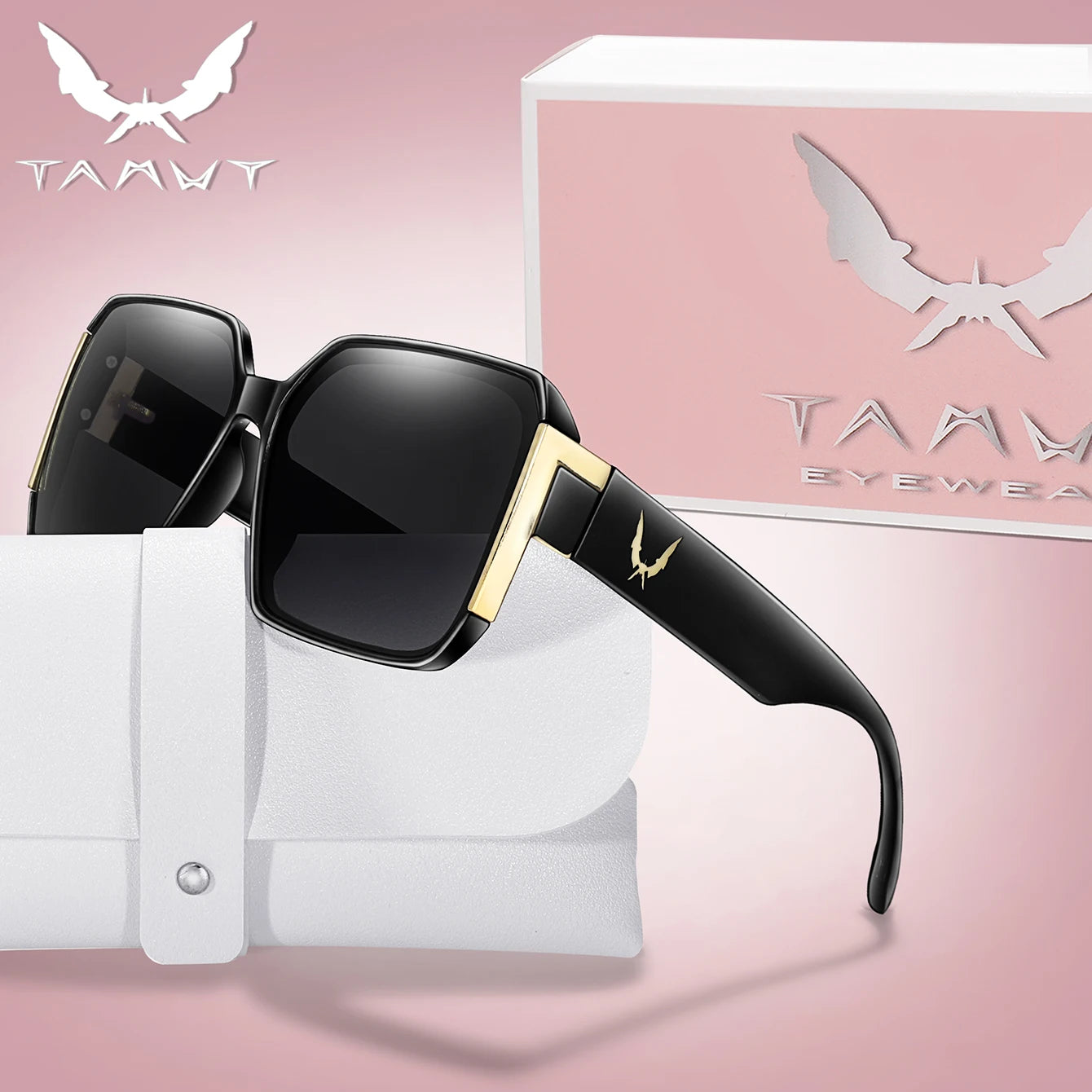 Lunettes de vacances luxe – Carré Street – Homme/Femme – Protection UV – Randonnée Cyclisme Voyage