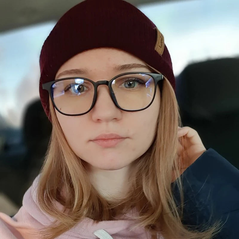 Lunettes anti-lumière bleue carrées — image 4