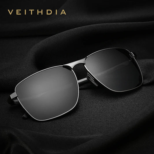 Lunettes de sport vintage VEITHDIA – Polarisées UV400 – Homme/Femme – V2462