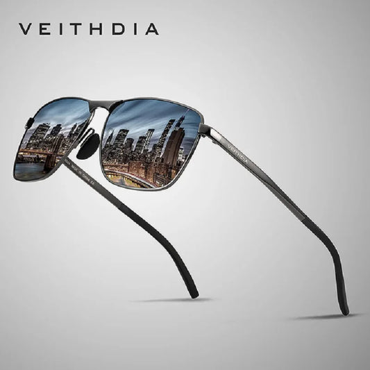 Lunettes de sport vintage VEITHDIA – Polarisées UV400 – Homme/Femme – V2462