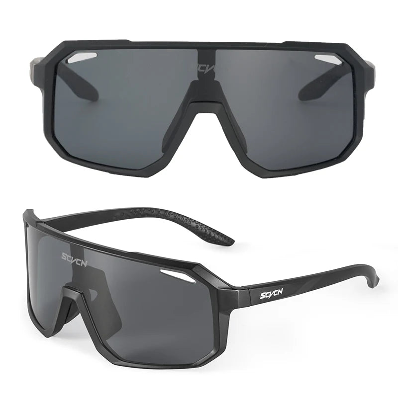 Lunettes de cyclisme SCVCN – Homme/Femme – VTT Route – UV400 – Running Randonnée
