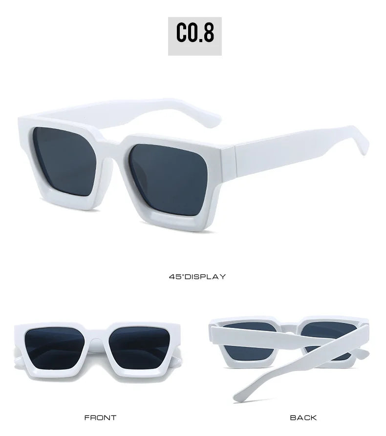 Lunettes Owl City – Y2K Rimless Oversized – Style Punk & Tendance
