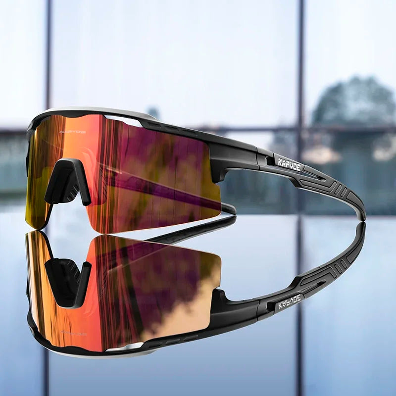 Lunettes de cyclisme polarisées UV400 Homme/Femme – VTT, route, pêche – Kapvoe