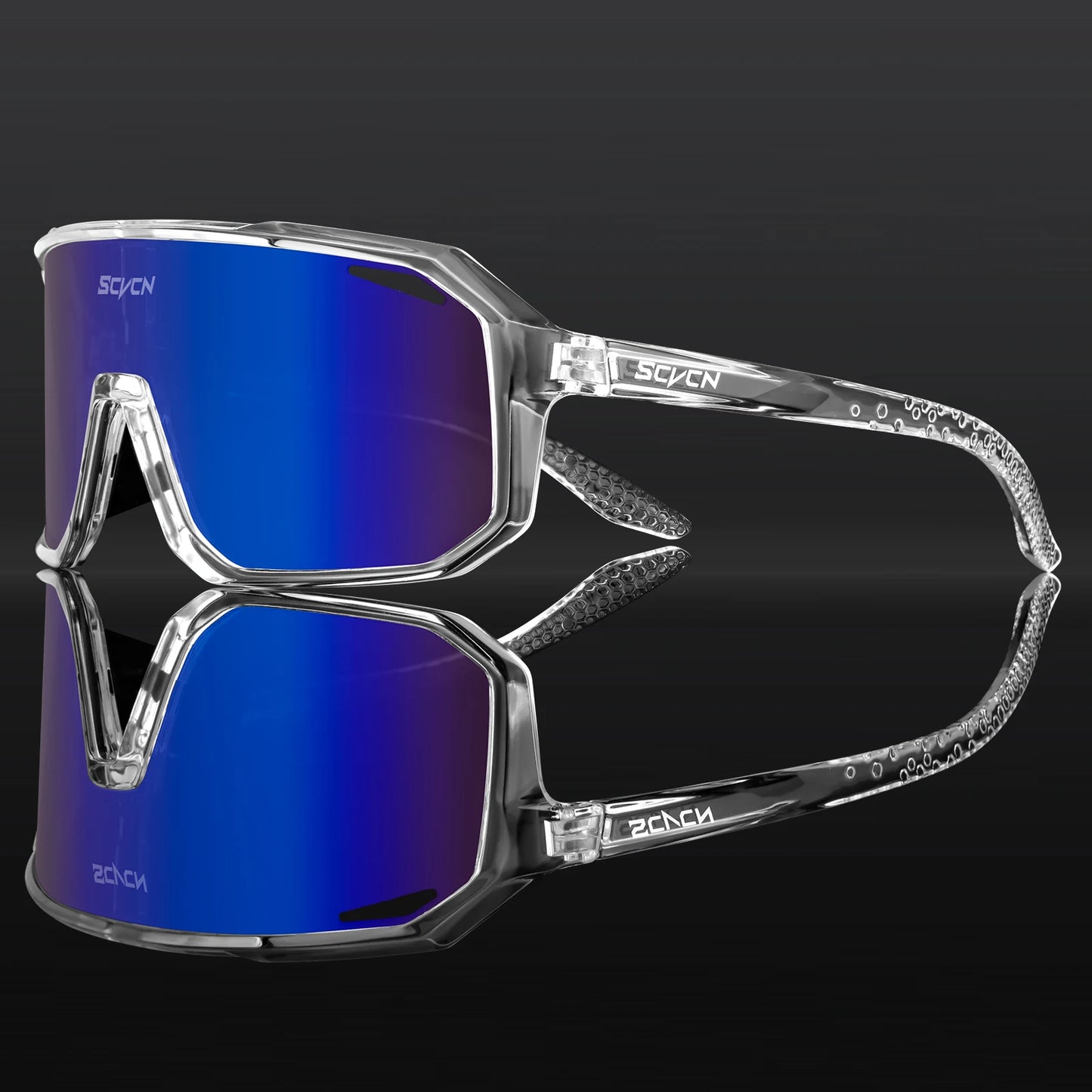 Lunettes de cyclisme SCVCN – Homme/Femme – VTT Route – UV400 – Running Randonnée