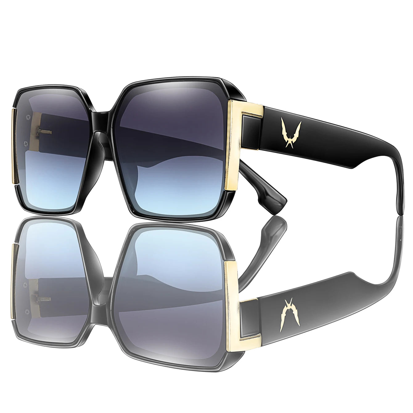 Lunettes de vacances luxe – Carré Street – Homme/Femme – Protection UV – Randonnée Cyclisme Voyage