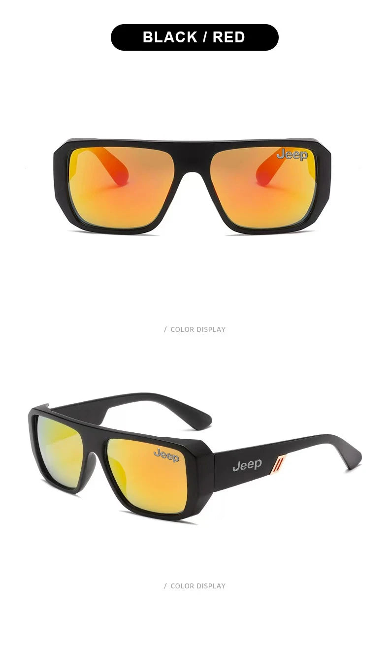Lunettes de soleil haut de gamme JEEP – Homme/Femme – Pour Jeep Grand Cherokee, Wrangler, Renegade et plus