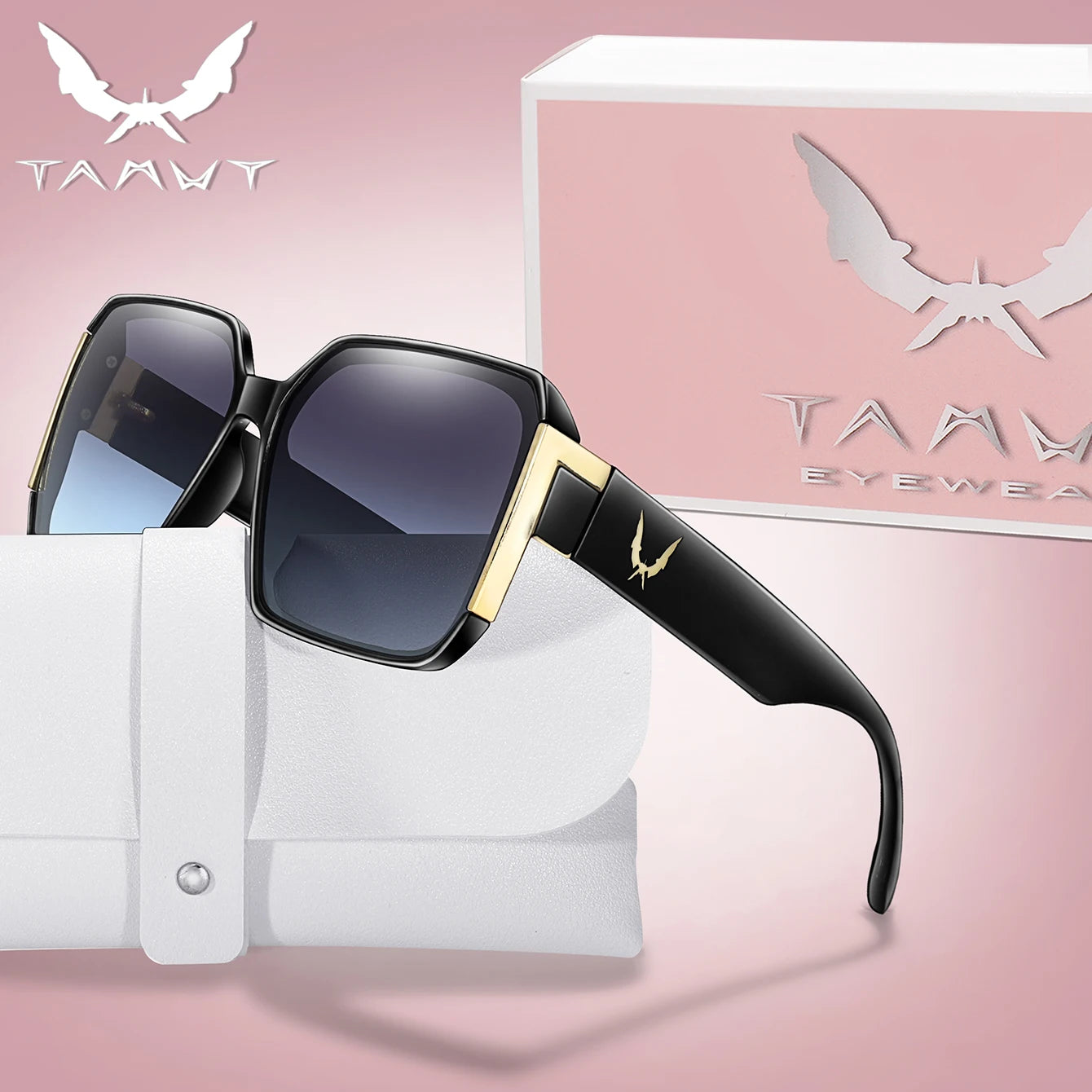 Lunettes de vacances luxe – Carré Street – Homme/Femme – Protection UV – Randonnée Cyclisme Voyage