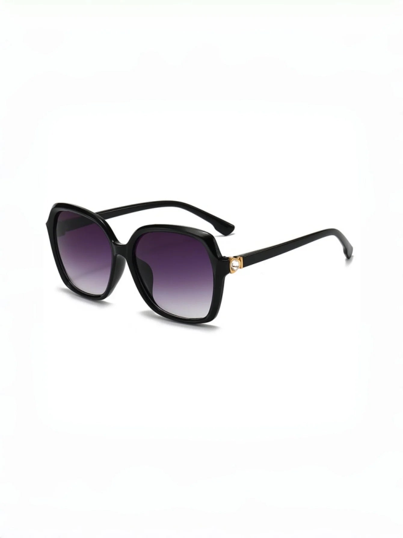 Lunettes de soleil rétro rondes femme – Homme – Branches plaquées métal miroir – Quotidien – AINII