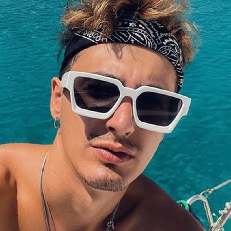 Lunettes Owl City – Y2K Rimless Oversized – Style Punk & Tendance