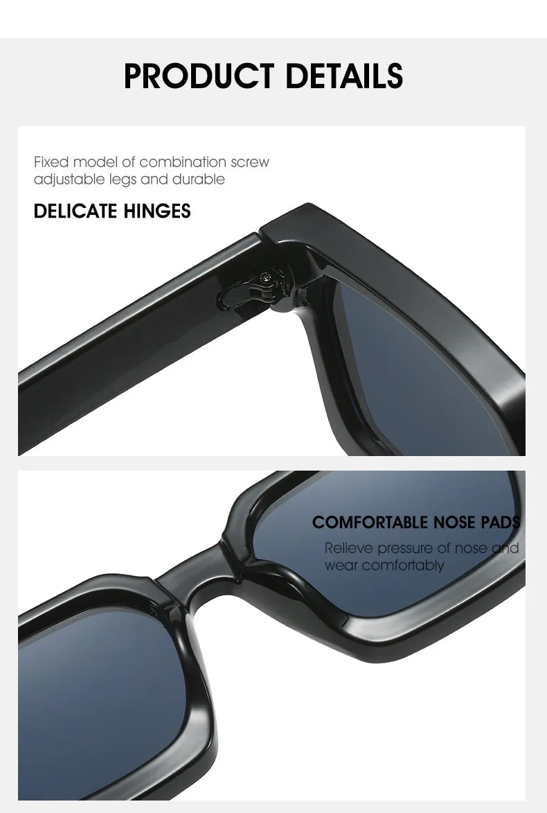 Lunettes Owl City – Y2K Rimless Oversized – Style Punk & Tendance