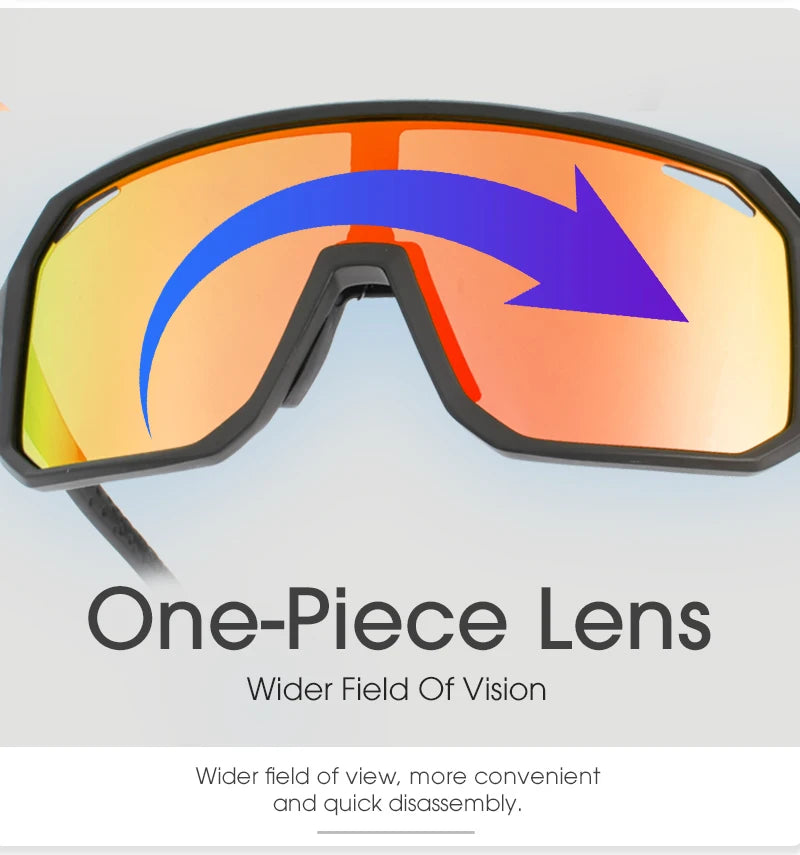 Lunettes de cyclisme SCVCN – Homme/Femme – VTT Route – UV400 – Running Randonnée