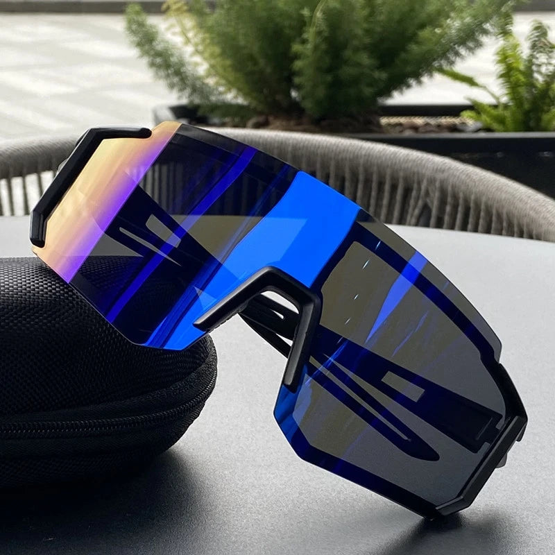 Lunettes de Cyclisme UV400 Homme/Femme – Anti-UV – Sports Outdoor (Randonnée, Escalade, VTT) – Grande Monture Oversized
