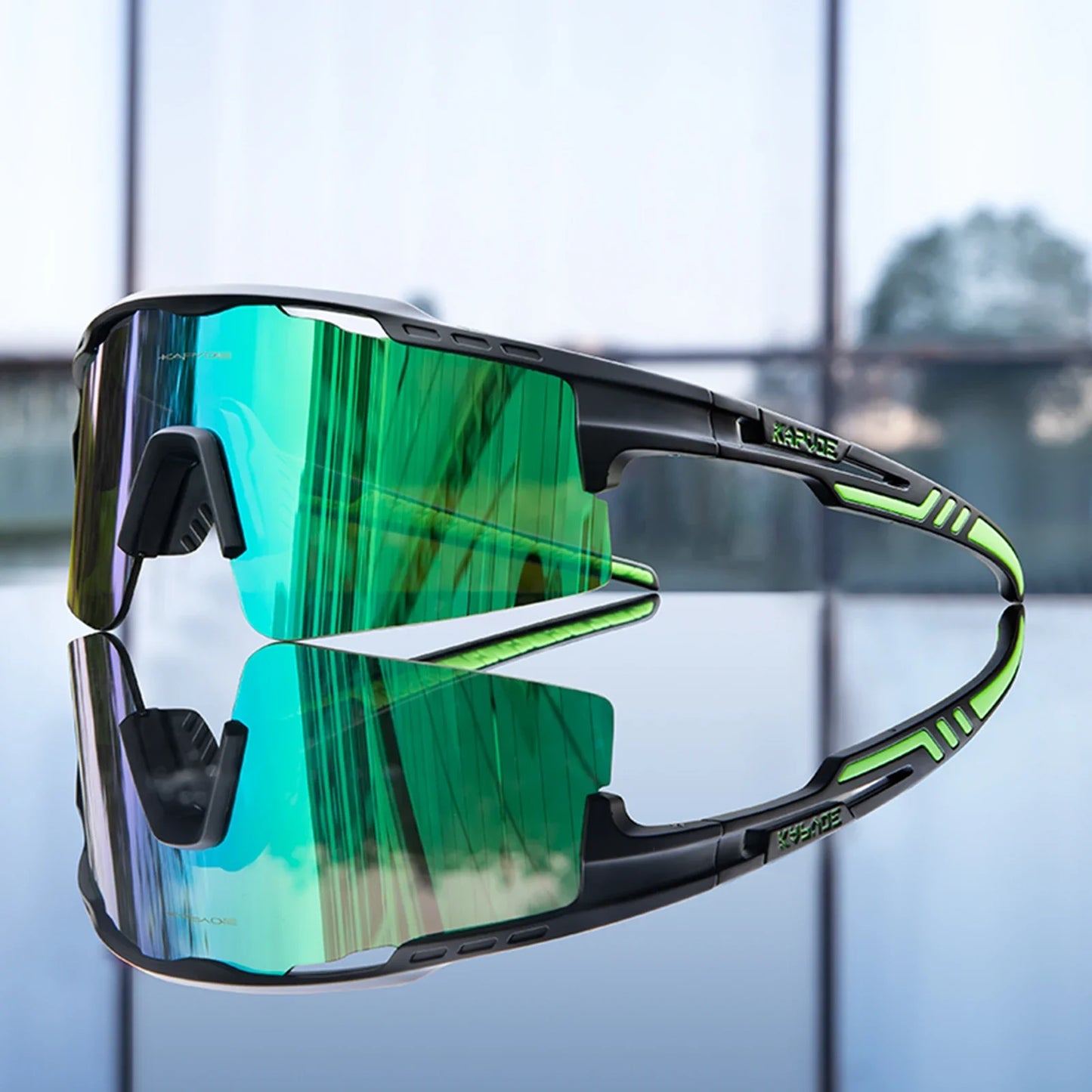 Lunettes de cyclisme polarisées UV400 Homme/Femme – VTT, route, pêche – Kapvoe