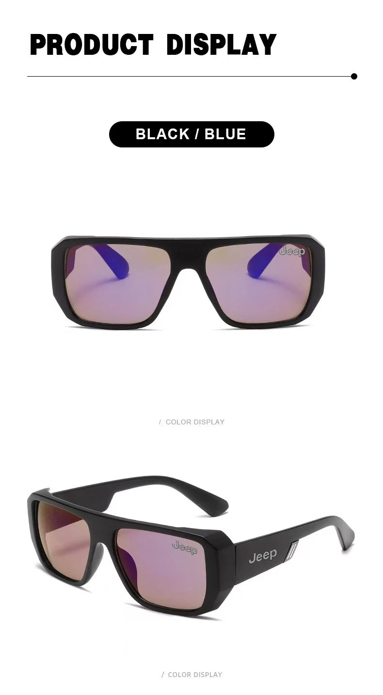 Lunettes de soleil haut de gamme JEEP – Homme/Femme – Pour Jeep Grand Cherokee, Wrangler, Renegade et plus