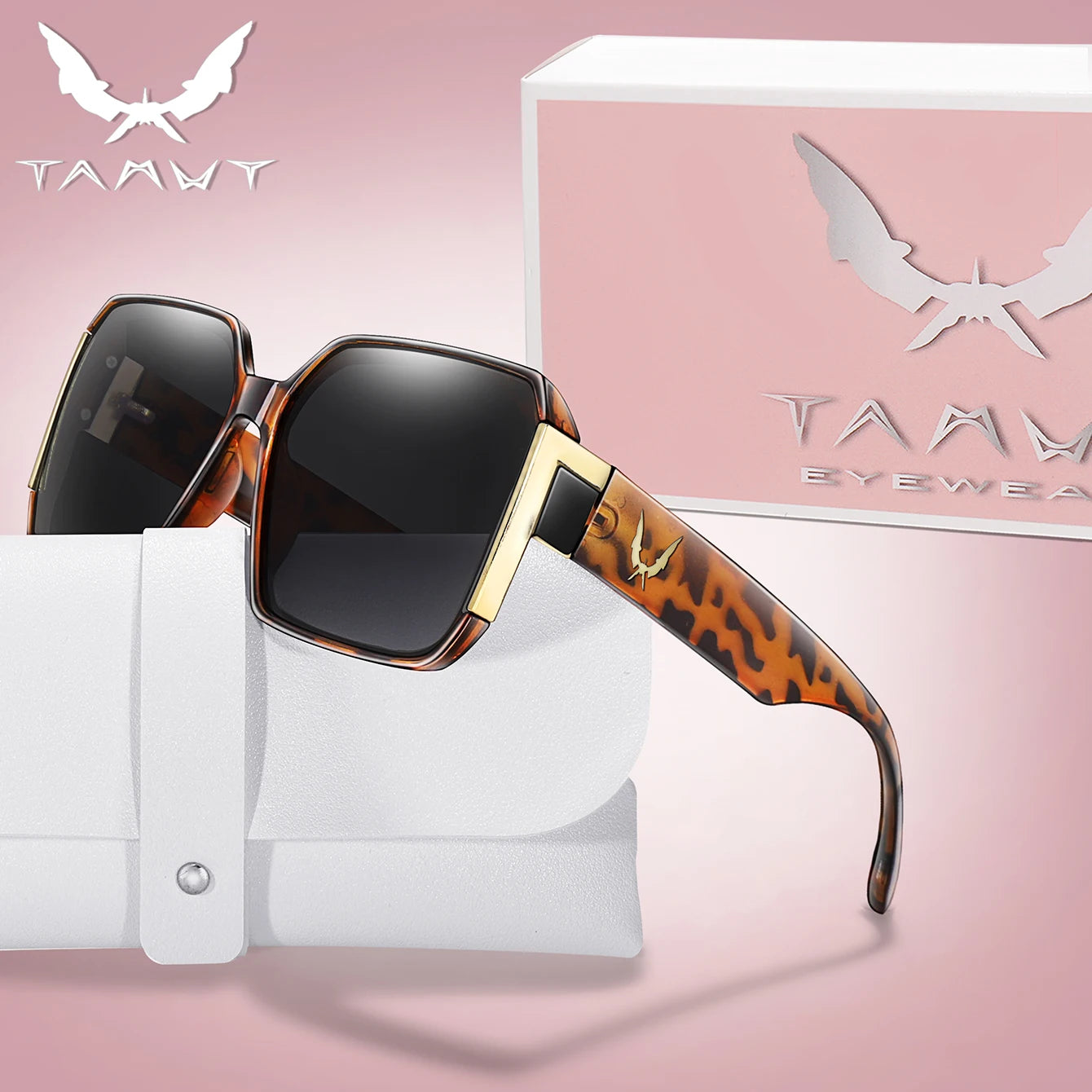 Lunettes de vacances luxe – Carré Street – Homme/Femme – Protection UV – Randonnée Cyclisme Voyage
