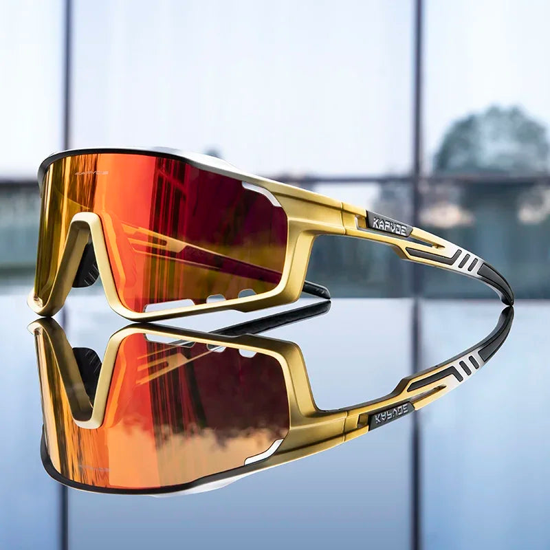 Lunettes de cyclisme polarisées UV400 Homme/Femme – VTT, route, pêche – Kapvoe