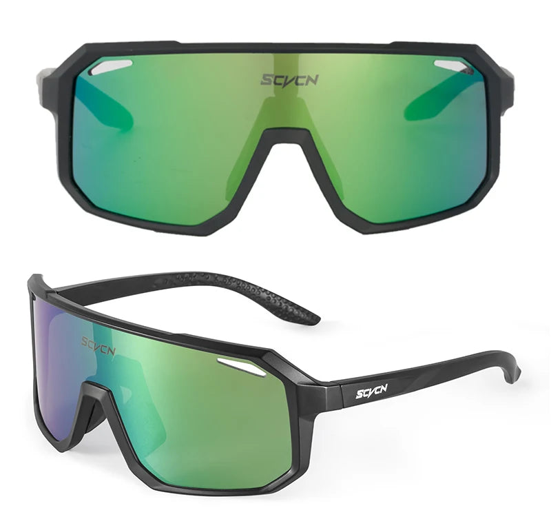 Lunettes de cyclisme SCVCN – Homme/Femme – VTT Route – UV400 – Running Randonnée