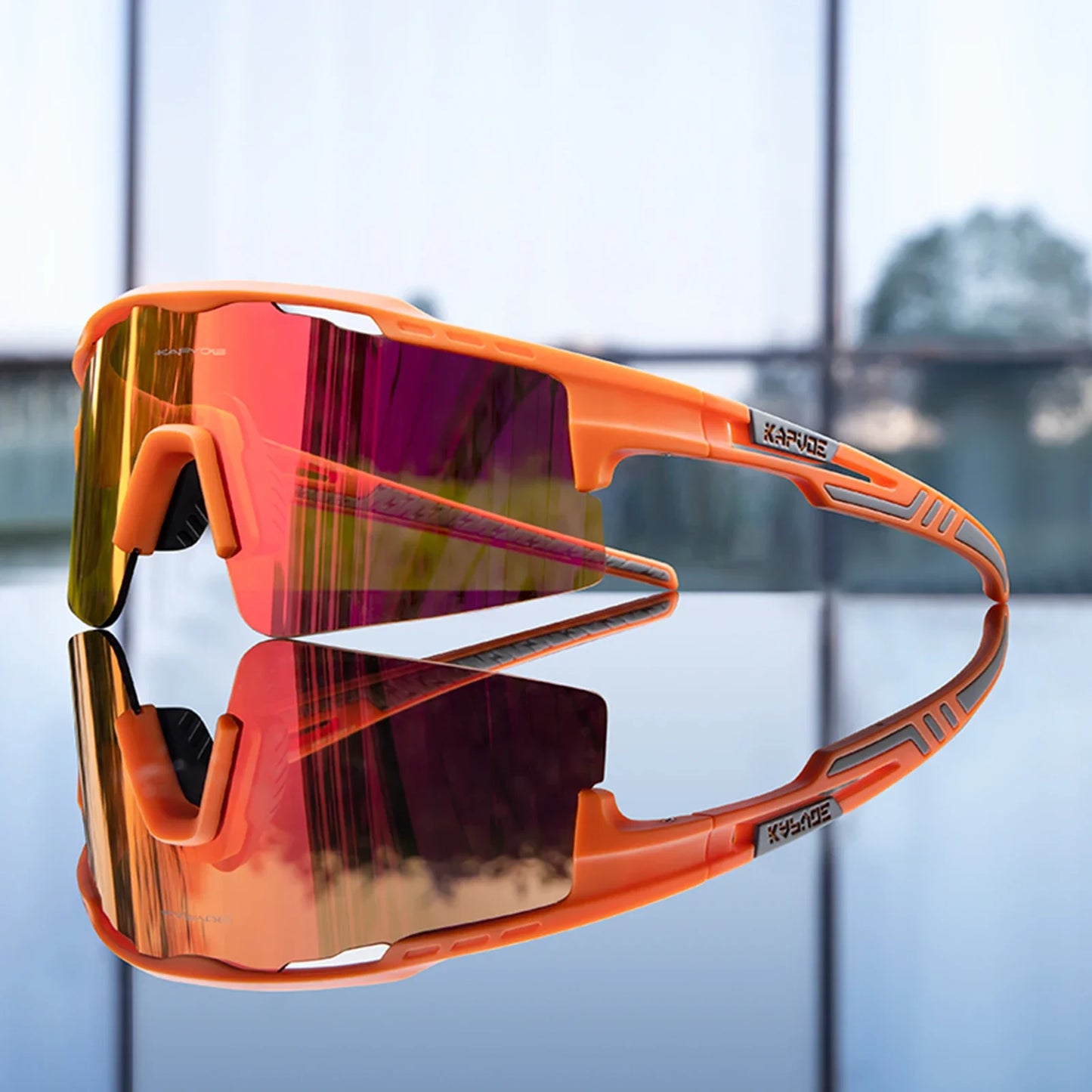 Lunettes de cyclisme polarisées UV400 Homme/Femme – VTT, route, pêche – Kapvoe