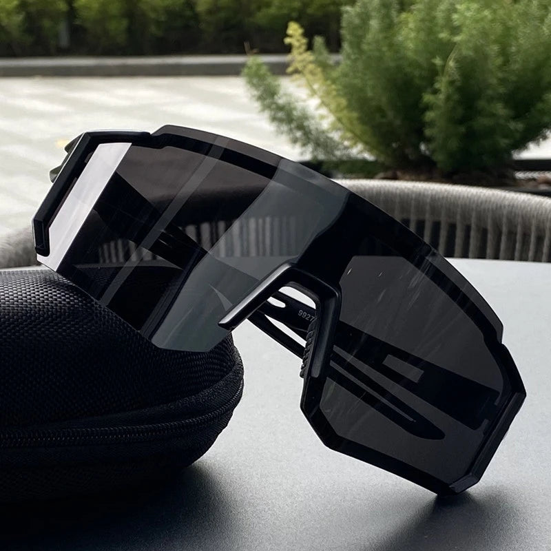Lunettes de Cyclisme UV400 Homme/Femme – Anti-UV – Sports Outdoor (Randonnée, Escalade, VTT) – Grande Monture Oversized