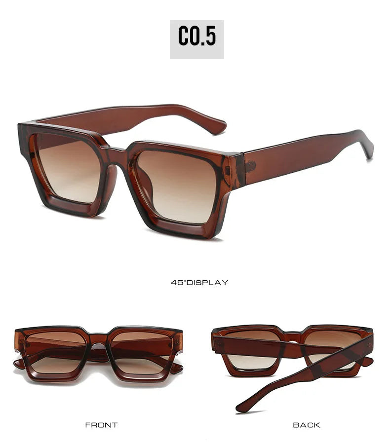 Lunettes Owl City – Y2K Rimless Oversized – Style Punk & Tendance