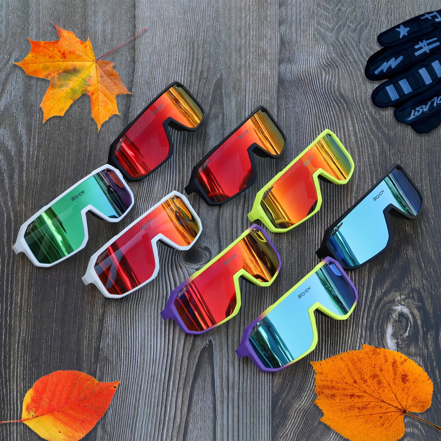 Lunettes de cyclisme SCVCN – Homme/Femme – VTT Route – UV400 – Running Randonnée