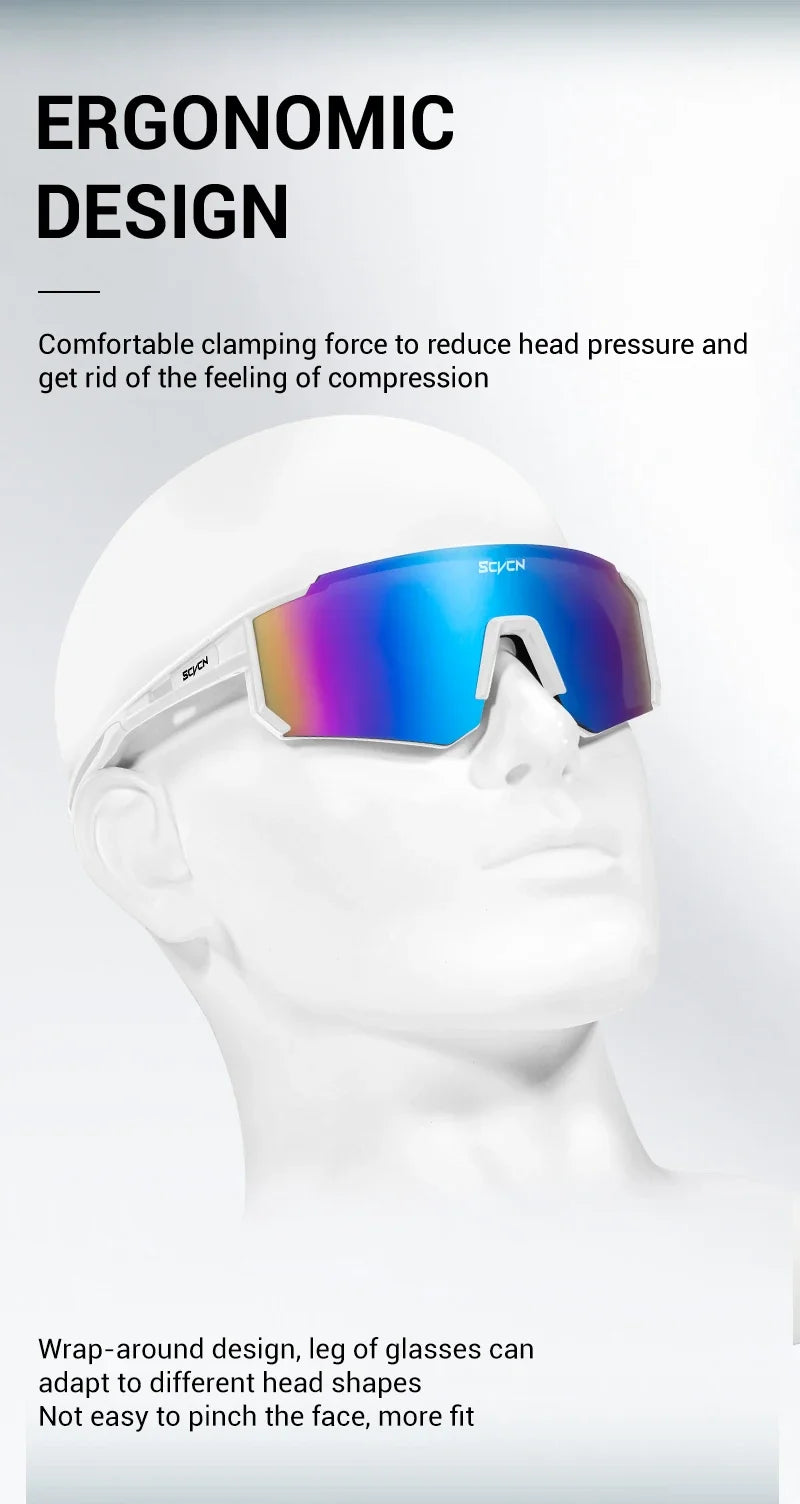 SCVCN – Nouvelles lunettes de cyclisme outdoor homme/femme Lunettes VTT / conduite / vélo / escalade – Protection UV400