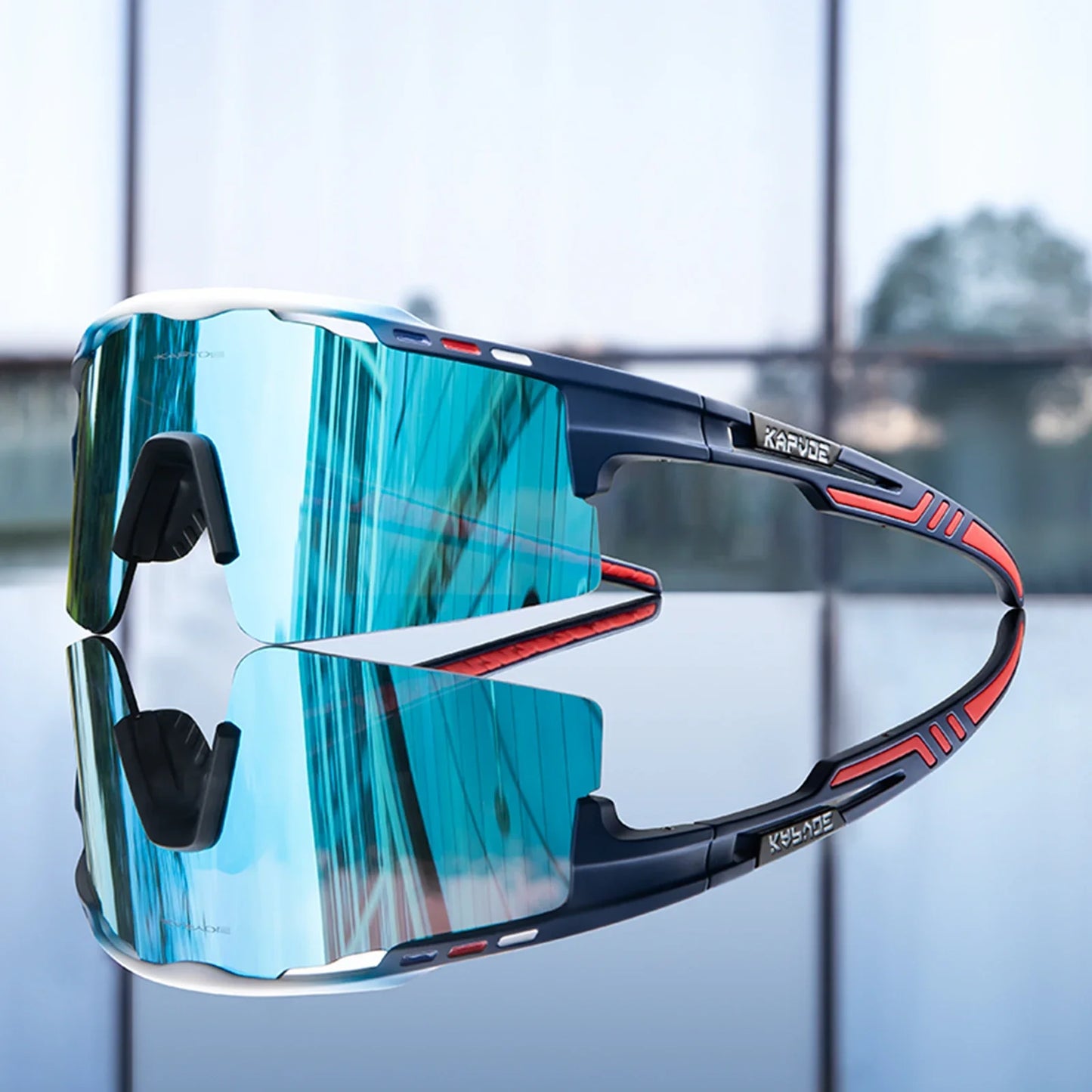 Lunettes de cyclisme polarisées UV400 Homme/Femme – VTT, route, pêche – Kapvoe