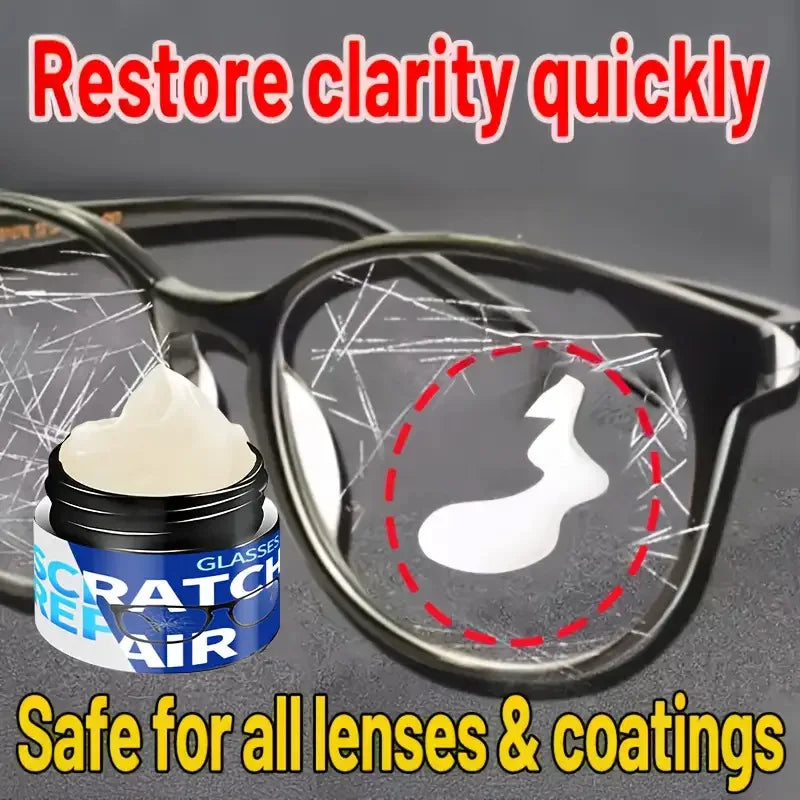 Kit de réparation multi-usages pour rayures sur verres – 35g de cire – Nano-réparation – Transparence & surface lisse