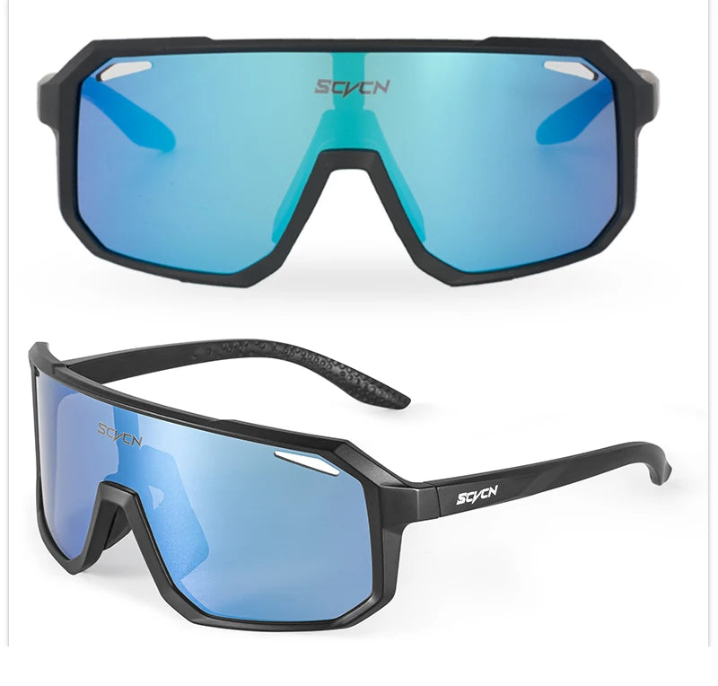 Lunettes de cyclisme SCVCN – Homme/Femme – VTT Route – UV400 – Running Randonnée