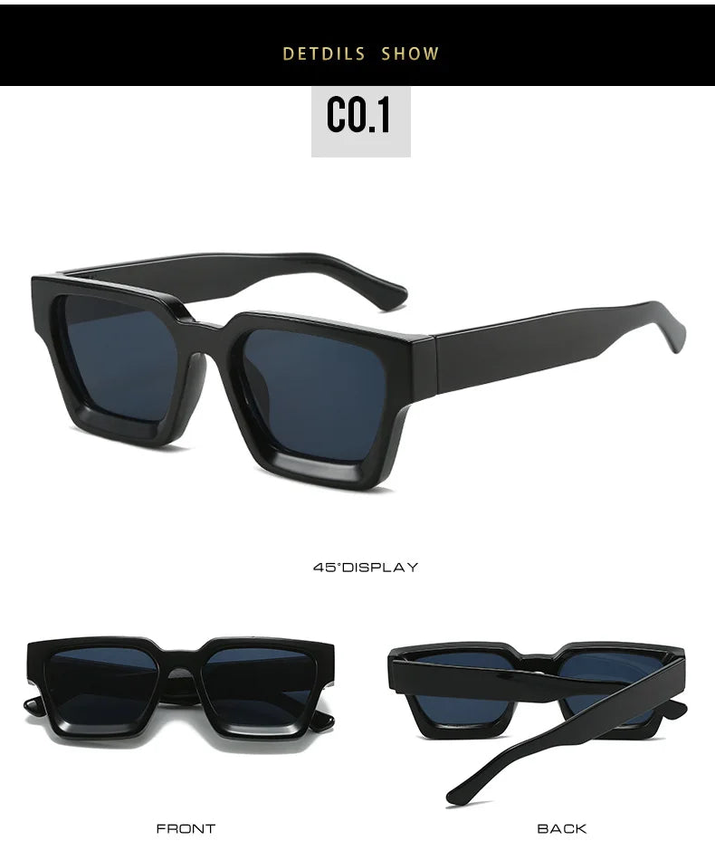 Lunettes Owl City – Y2K Rimless Oversized – Style Punk & Tendance
