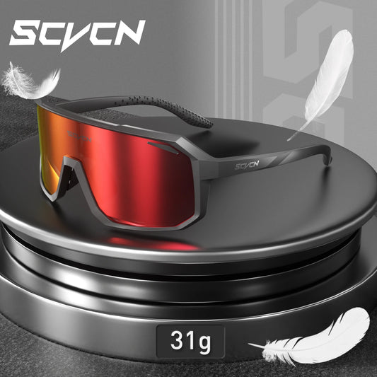 Lunettes de cyclisme SCVCN – Homme/Femme – VTT Route – UV400 – Running Randonnée