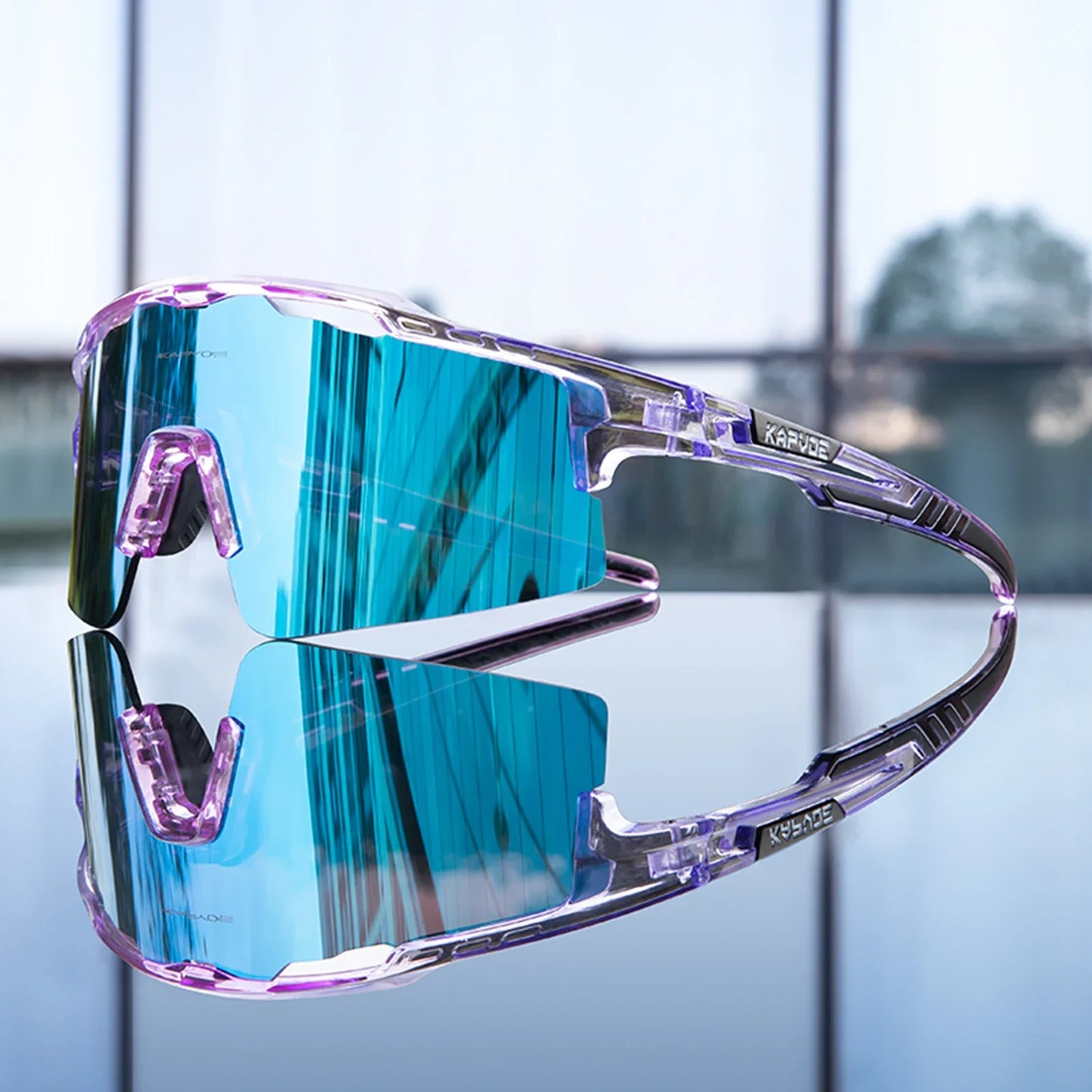 Lunettes de cyclisme polarisées UV400 Homme/Femme – VTT, route, pêche – Kapvoe