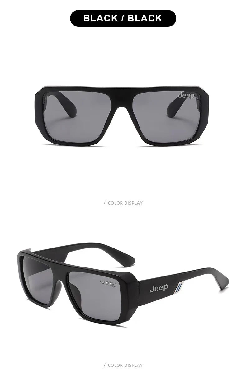 Lunettes de soleil haut de gamme JEEP – Homme/Femme – Pour Jeep Grand Cherokee, Wrangler, Renegade et plus