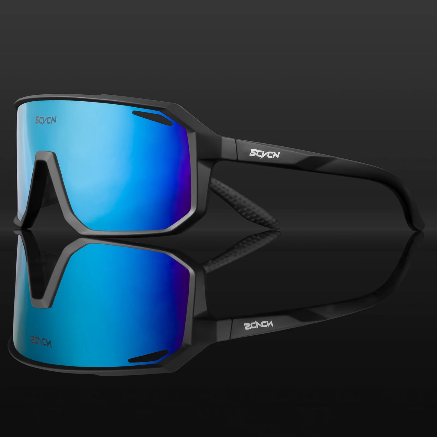 Lunettes de cyclisme SCVCN – Homme/Femme – VTT Route – UV400 – Running Randonnée