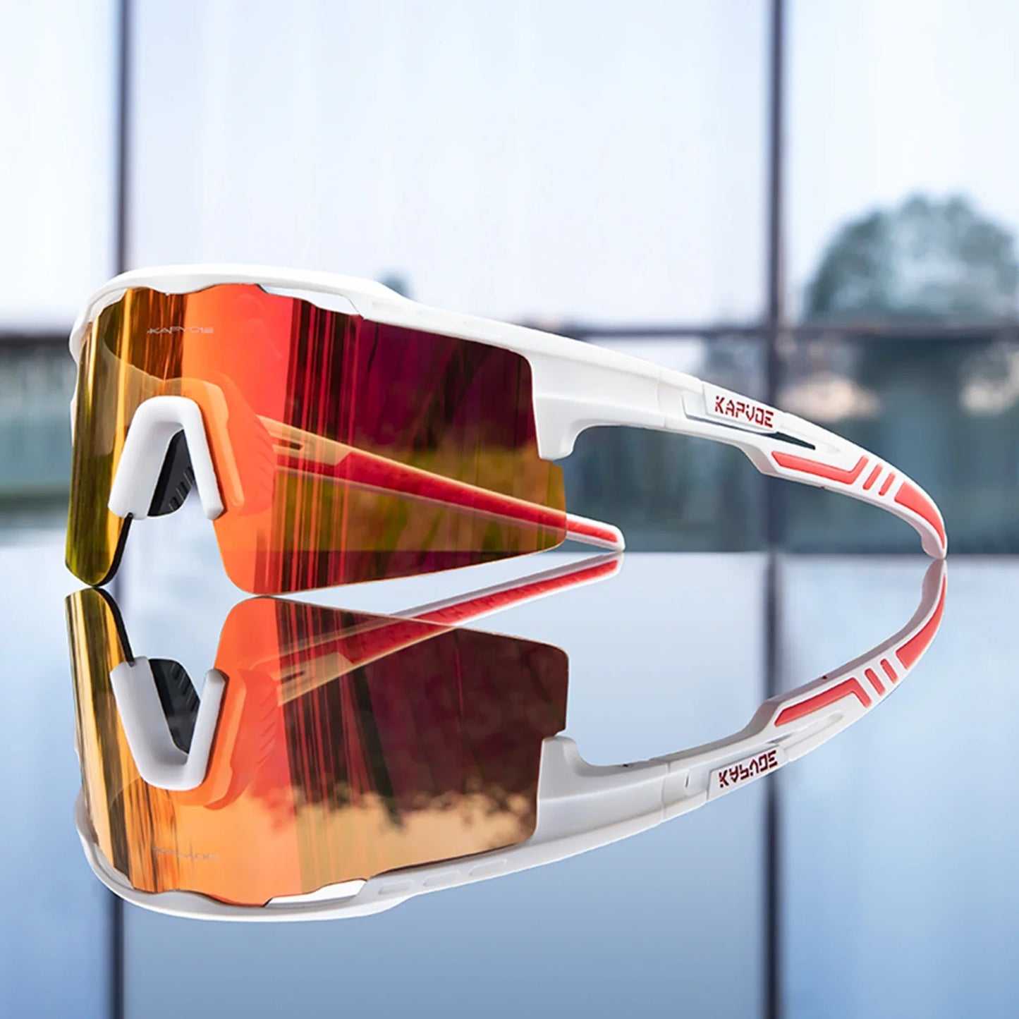 Lunettes de cyclisme polarisées UV400 Homme/Femme – VTT, route, pêche – Kapvoe