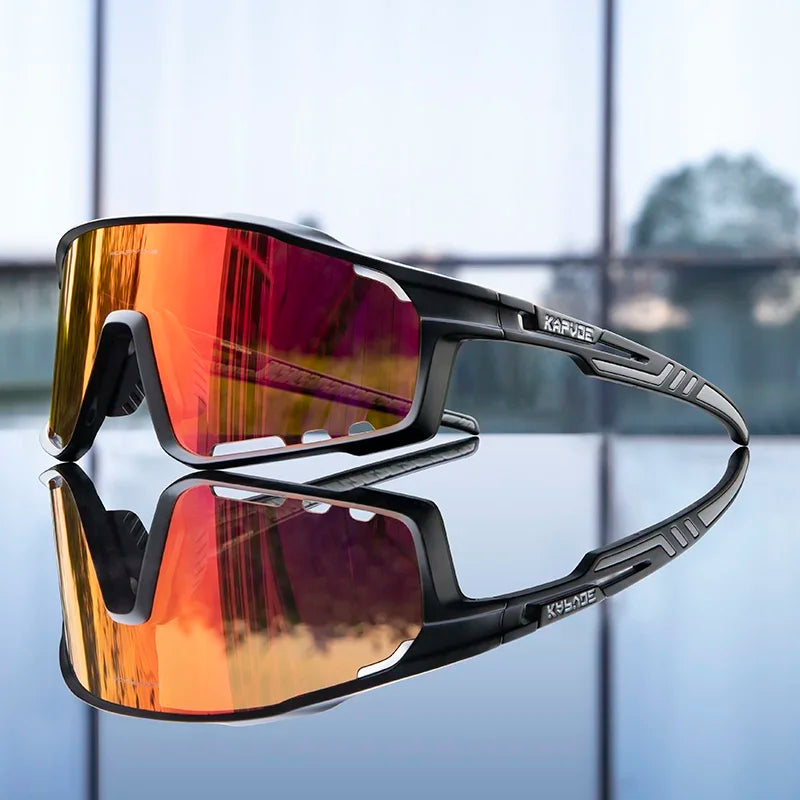 Lunettes de cyclisme polarisées UV400 Homme/Femme – VTT, route, pêche – Kapvoe