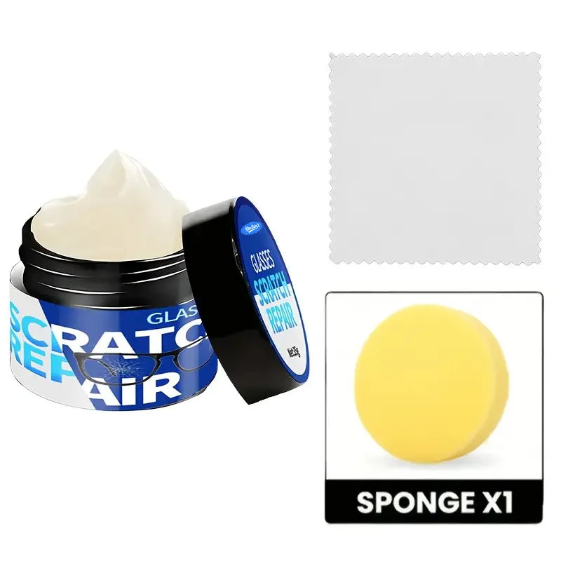 Kit de réparation multi-usages pour rayures sur verres – 35g de cire – Nano-réparation – Transparence & surface lisse