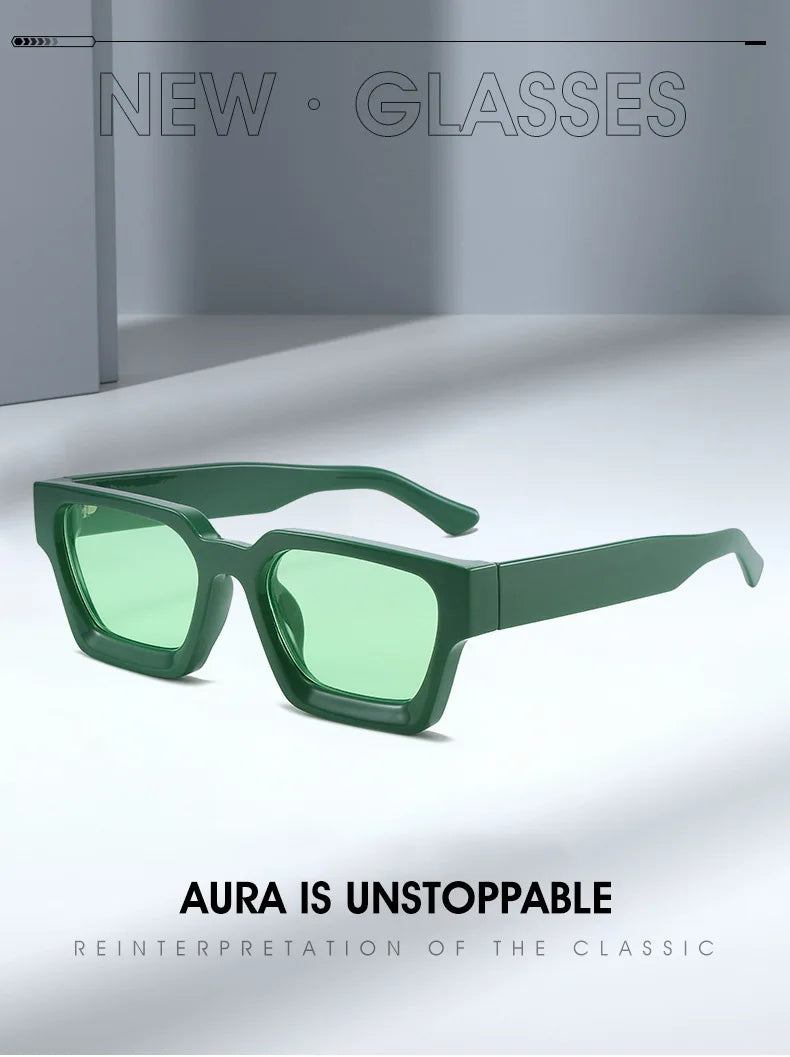 Lunettes Owl City – Y2K Rimless Oversized – Style Punk & Tendance