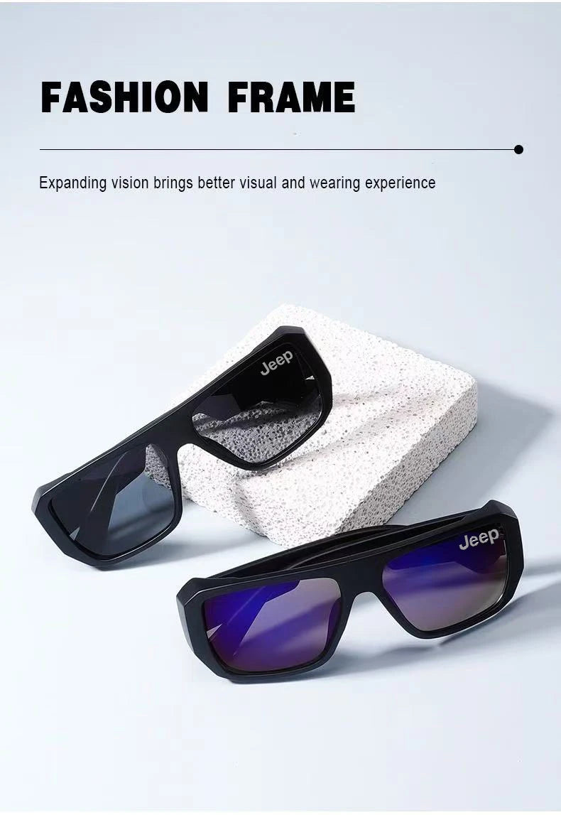 Lunettes de soleil haut de gamme JEEP – Homme/Femme – Pour Jeep Grand Cherokee, Wrangler, Renegade et plus