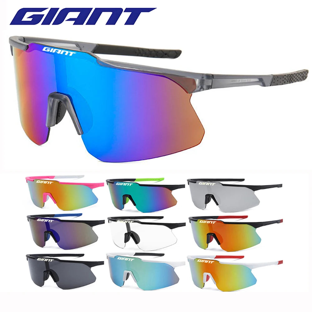Lunettes de cyclisme Giant 2025 – UV400, Anti-Buée, Étui inclus – Homme/Femme