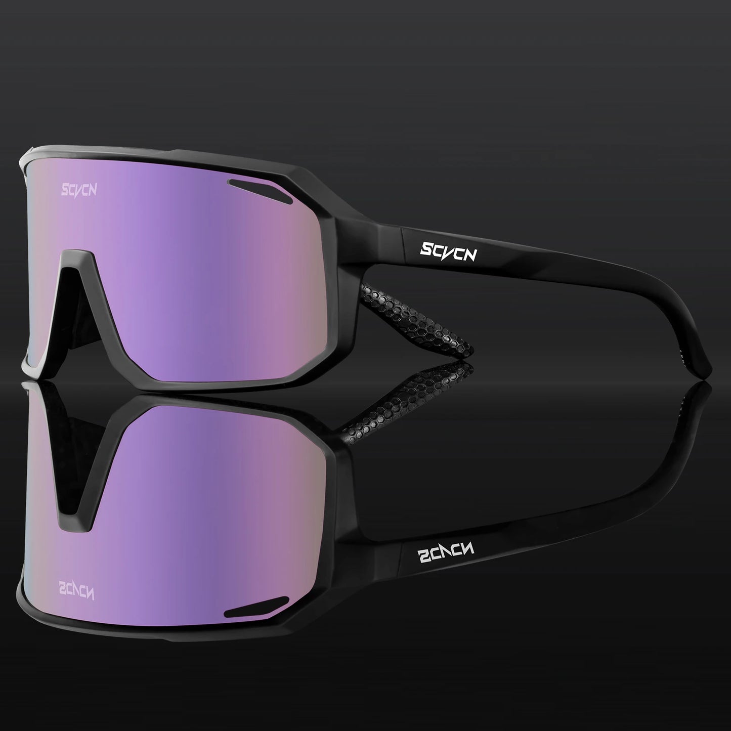 Lunettes de cyclisme SCVCN – Homme/Femme – VTT Route – UV400 – Running Randonnée