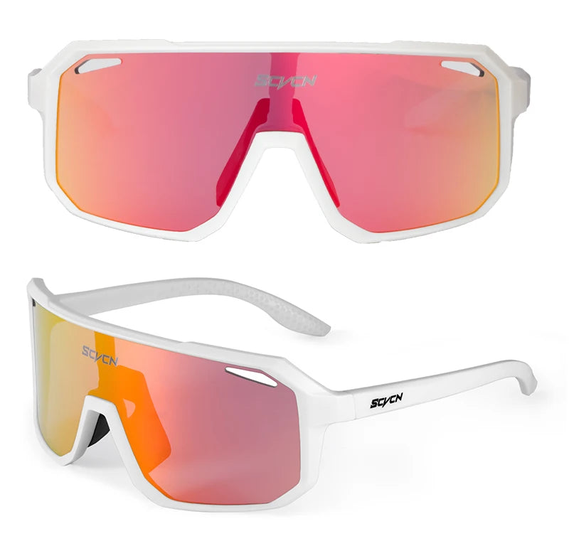 Lunettes de cyclisme SCVCN – Homme/Femme – VTT Route – UV400 – Running Randonnée