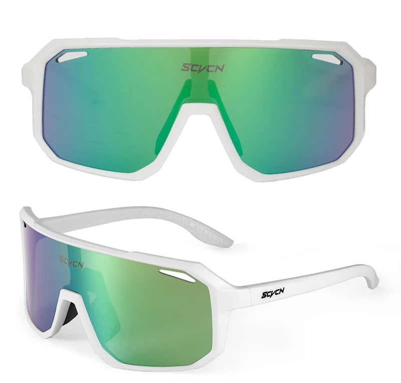 Lunettes de cyclisme SCVCN – Homme/Femme – VTT Route – UV400 – Running Randonnée