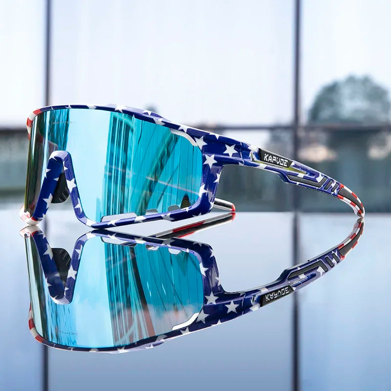 Lunettes de cyclisme polarisées UV400 Homme/Femme – VTT, route, pêche – Kapvoe