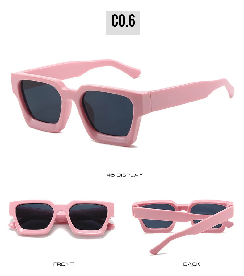 Lunettes Owl City – Y2K Rimless Oversized – Style Punk & Tendance