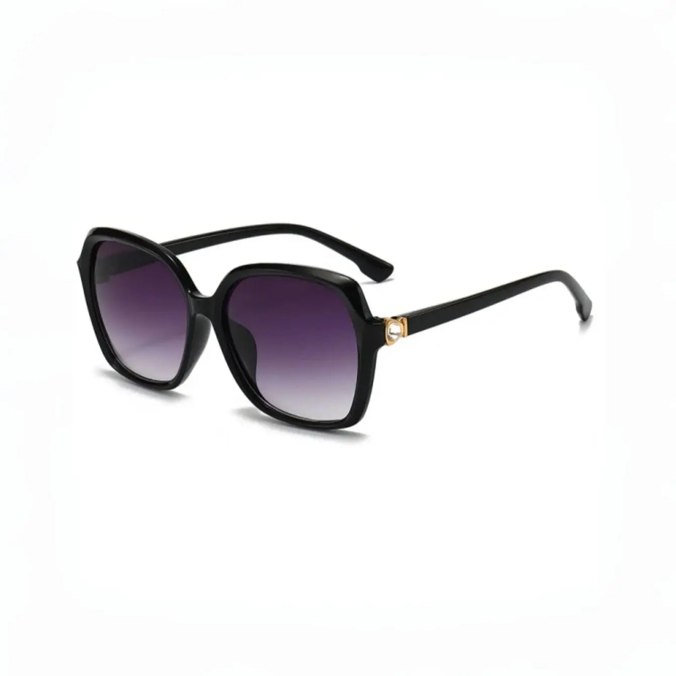 Lunettes de soleil rétro rondes femme – Homme – Branches plaquées métal miroir – Quotidien – AINII