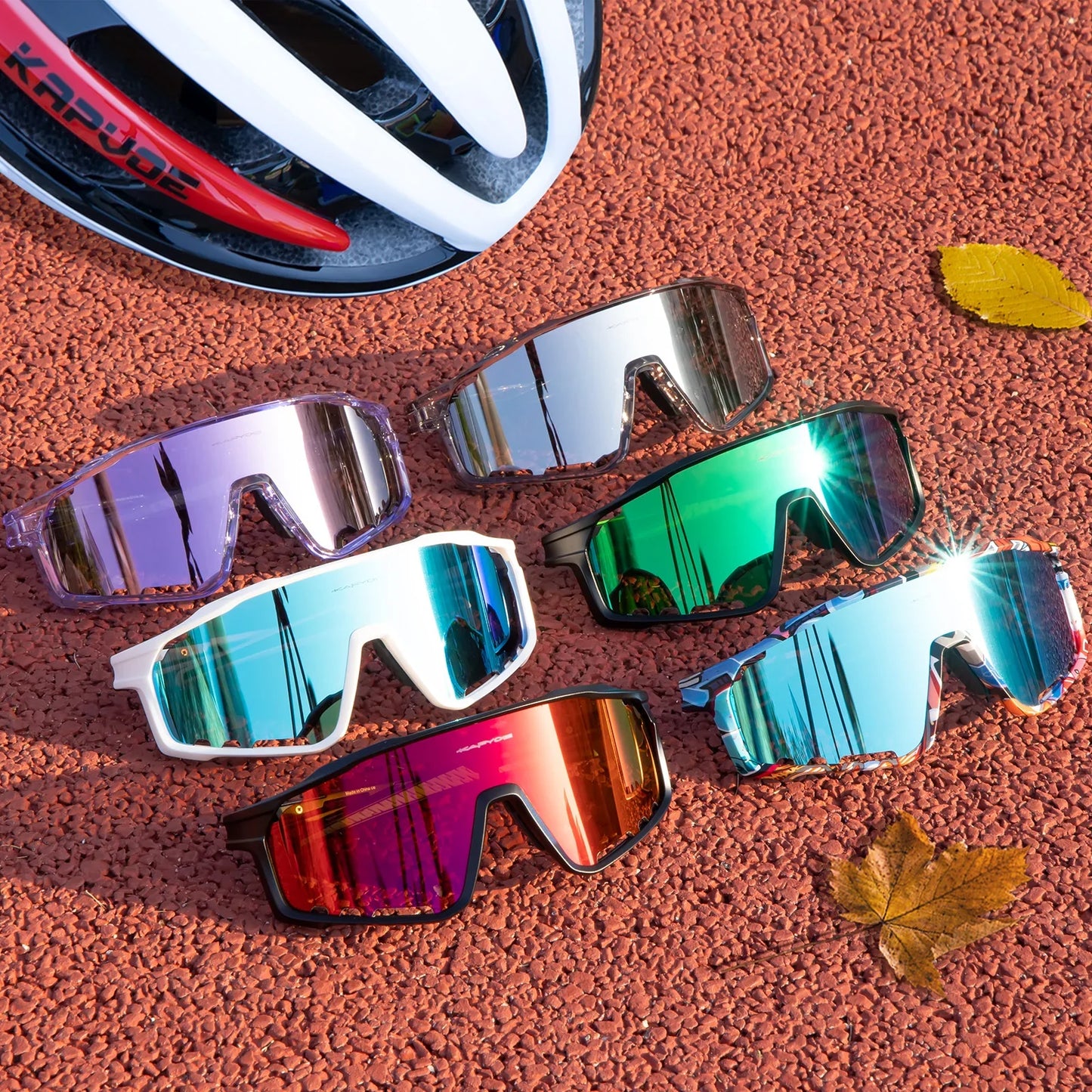 Lunettes de cyclisme polarisées UV400 Homme/Femme – VTT, route, pêche – Kapvoe