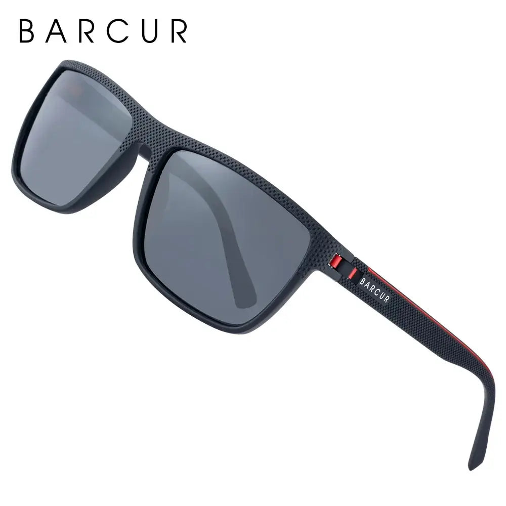 Lunettes BARCUR Design TR90 – Hommes – Sport légères polarisées – Protection UVAB
