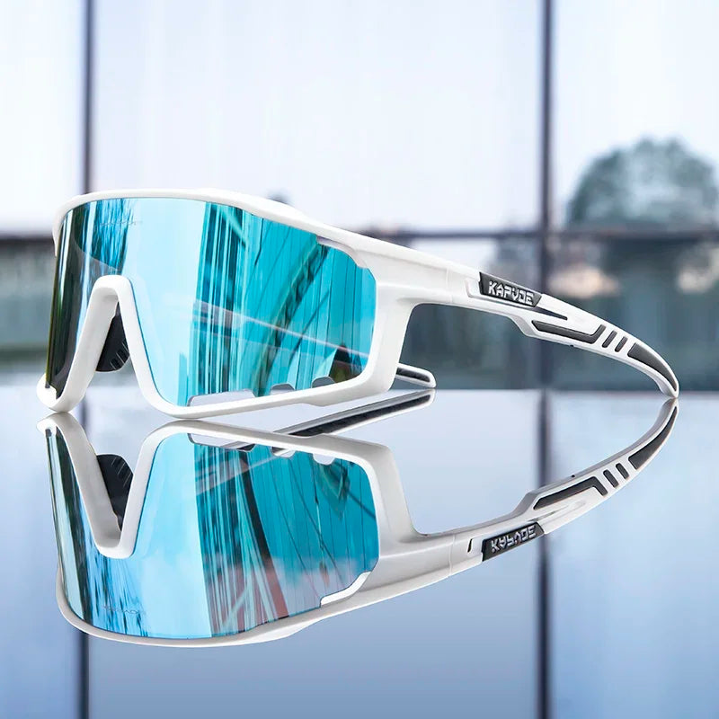 Lunettes de cyclisme polarisées UV400 Homme/Femme – VTT, route, pêche – Kapvoe