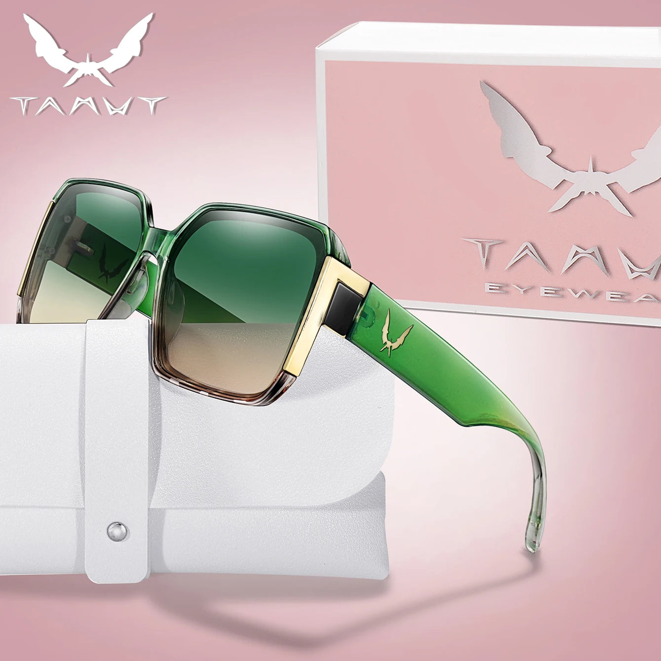 Lunettes de vacances luxe – Carré Street – Homme/Femme – Protection UV – Randonnée Cyclisme Voyage